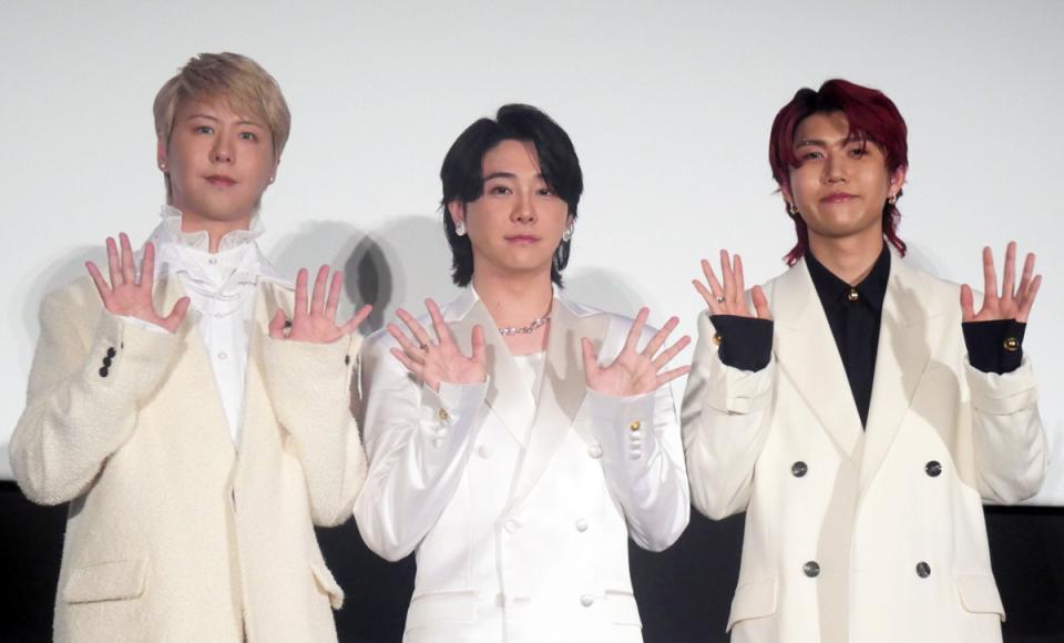 Ｍｒｓ．ＧＲＥＥＮ　ＡＰＰＬＥ（左から）藤澤涼架、大森元貴、若井滉斗