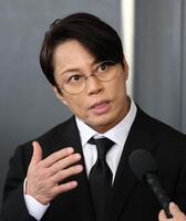 思い出を話す西川貴教（撮影・佐々木彰尚）