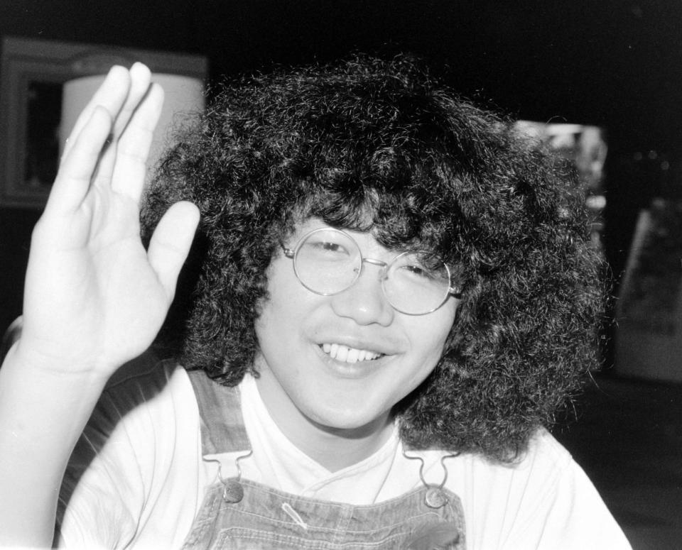 アフロヘア時代の笑福亭鶴瓶＝１９８０年
