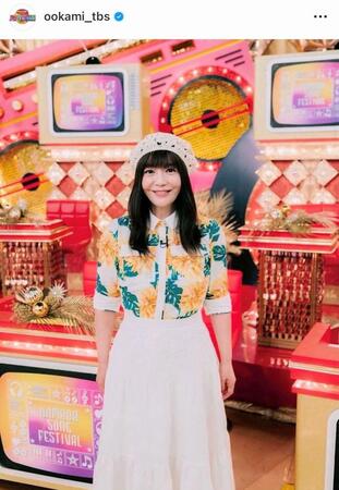 ハマダ歌謡祭に初出演した華原朋美。番組公式インスタグラム＠ｏｏｋａｍｉ＿ｔｂｓより