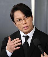 思い出を話す西川貴教（撮影・佐々木彰尚）