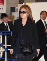 参列する大黒摩季（撮影・佐々木彰尚）