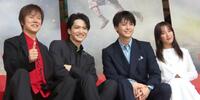 　（左から）山口祐一郎、三浦宏規、高野洸、山本千尋