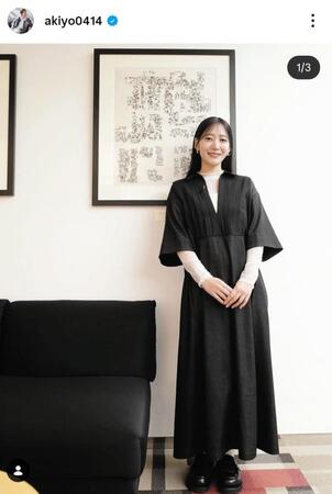 「上田と女ＤＥＥＰ」出演を報告した吉田明世のインスタグラム＠ａｋｉｙｏ０４１４（５月１２日付）より