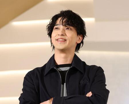 笑顔を見せる横浜流星（撮影・中田匡峻）