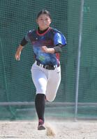 高知中央時代の松本里乃（２１年９月撮影）