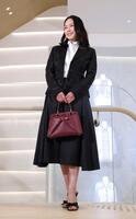 オープニングイベントに登場した中谷美紀（撮影・中田匡峻）