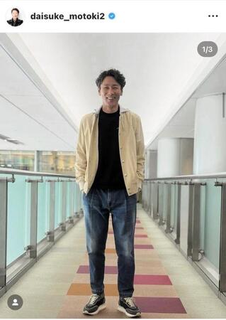 元木大介氏のインスタグラム（＠ｄａｉｓｕｋｅ＿ｍｏｔｏｋｉ２）から