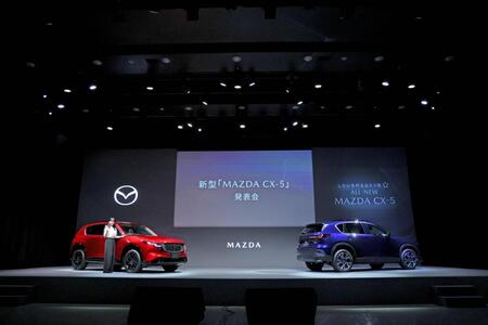 マツダの発表会に出席した綾瀬はるか（撮影・金田祐二）