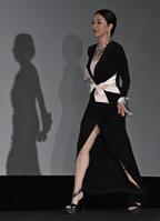 舞台あいさつに登壇した真矢ミキ（撮影・開出牧）