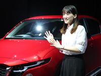 マツダのブランドアンバサダーに任命された綾瀬はるか（撮影・金田祐二）