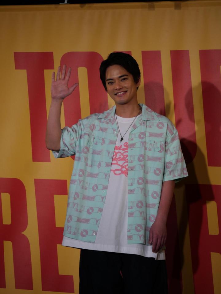 独立後初のデジタルシングルのリリース記念イベントを行った中山優馬