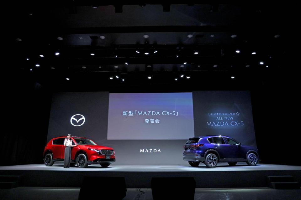 マツダの発表会に出席した綾瀬はるか（撮影・金田祐二）