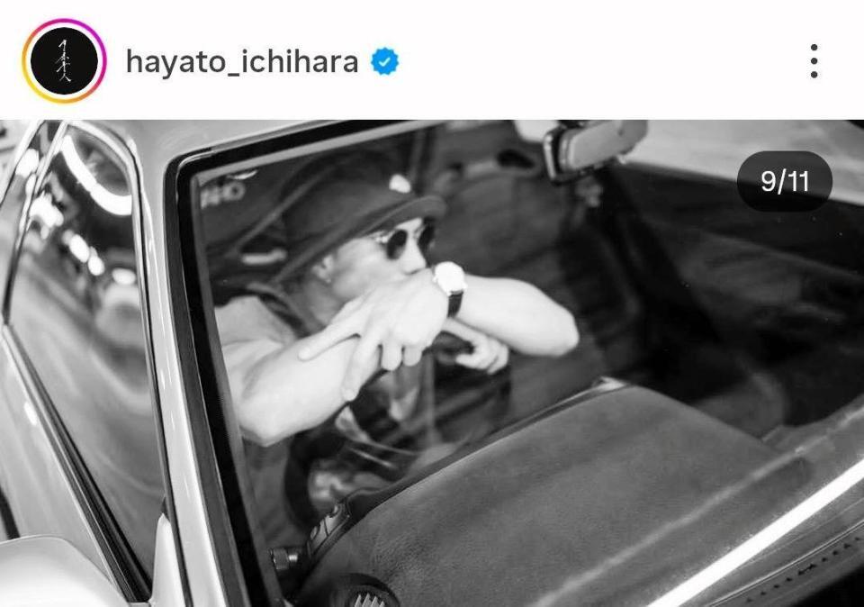 市原隼人のインスタグラム＠ｈａｙａｔｏ＿ｉｃｈｉｈａｒａより
