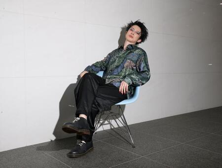 令和の音楽シーンを震撼させている“死神”杉本ラララ（撮影・伊藤笙子）