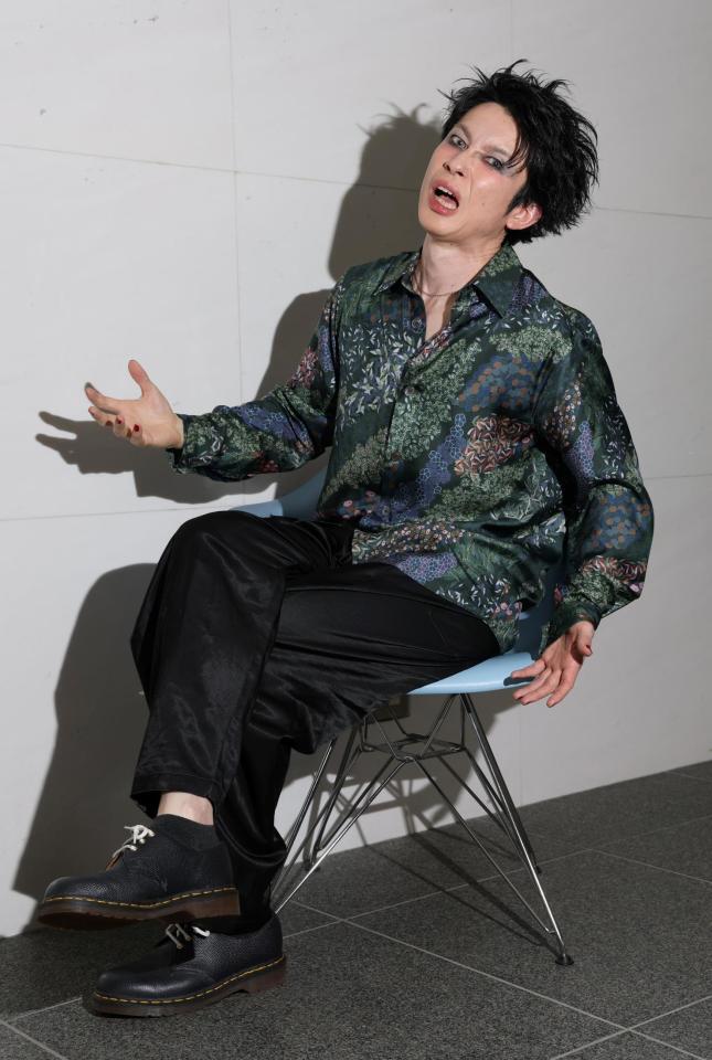令和の音楽シーンを震撼させている“死神”杉本ラララ（撮影・伊藤笙子）