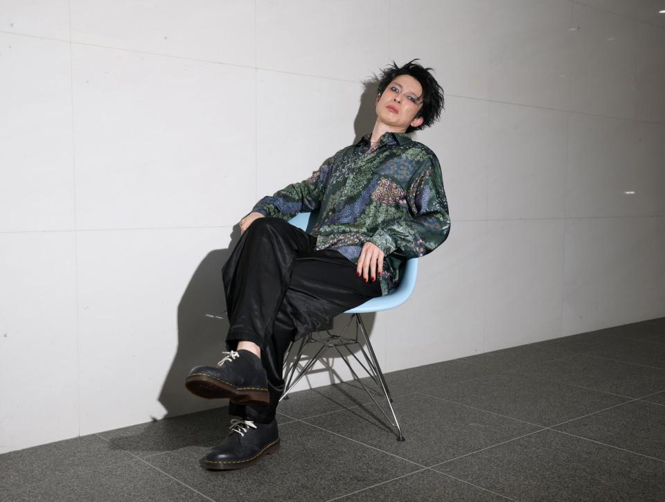 令和の音楽シーンを震撼させている“死神”杉本ラララ（撮影・伊藤笙子）