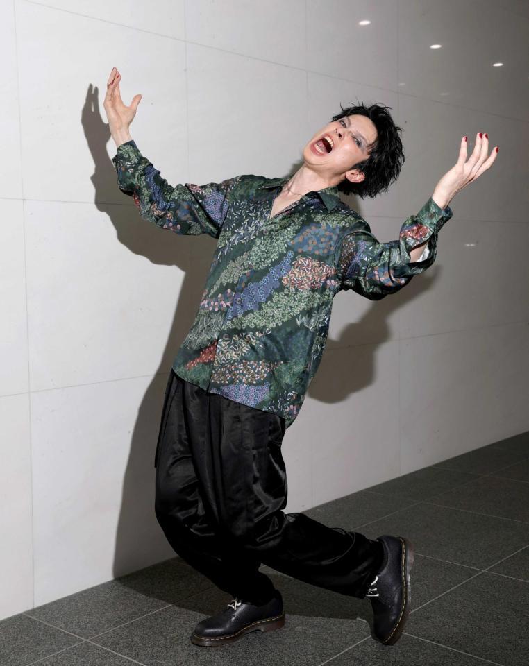 　令和の音楽シーンを震撼させている“死神”杉本ラララ（撮影・伊藤笙子）