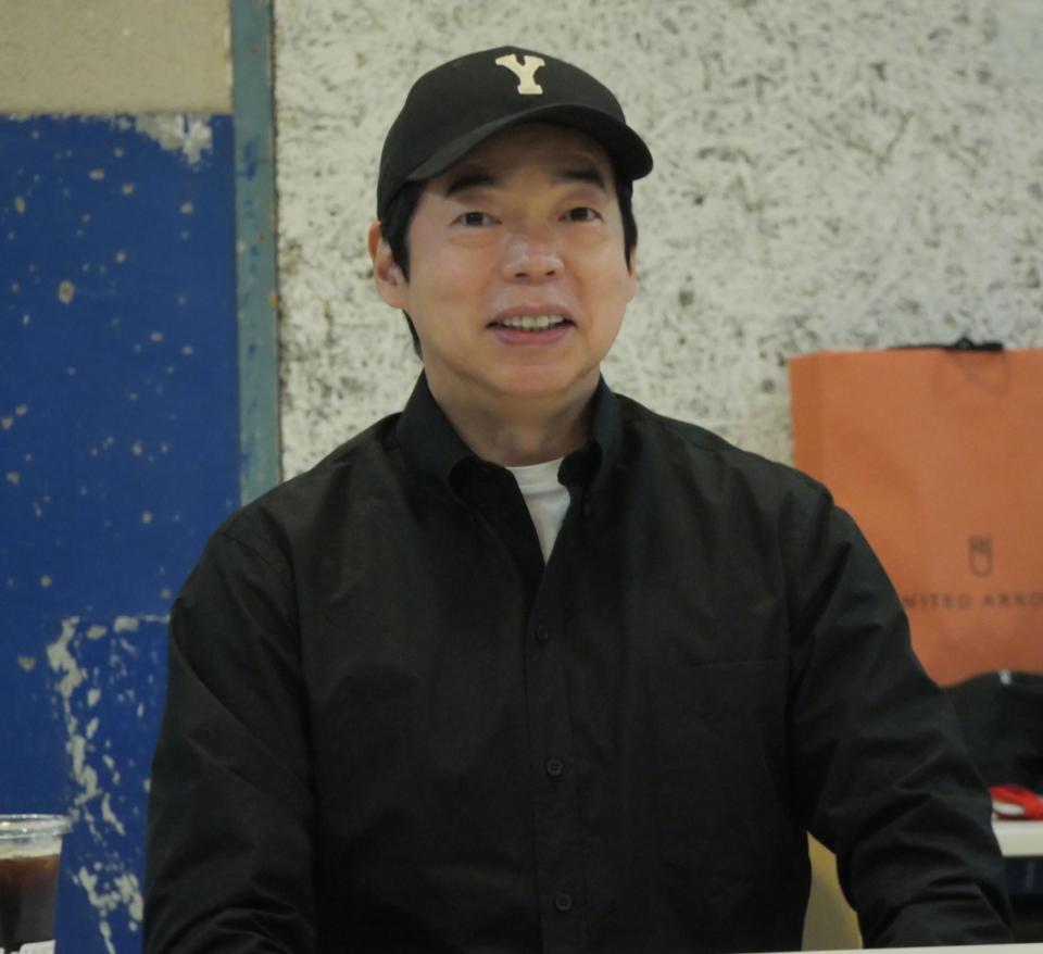 取材会を行った今田耕司＝東京・吉本興業東京本部