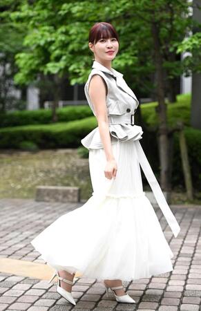 岸明日香（撮影・堀内翔）