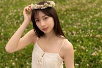 モーニング娘。在籍最後の写真集を発売する牧野真莉愛（撮影：唐木貴央）