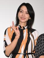 夫の横尾初喜監督と軽快なトークを披露した遠藤久美子（撮影・堀内翔）