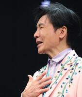 コンサート前に母との思い出を語った郷ひろみ（撮影・吉澤敬太）
