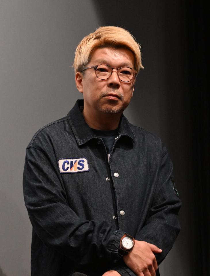 映画「いろは」への思いを語った横尾初喜監督（撮影・堀内翔）