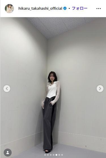高橋ひかるのインスタグラム（＠ｈｉｋａｒｕ＿ｔａｋａｈａｓｈｉ＿ｏｆｆｉｃｉａｌ）より