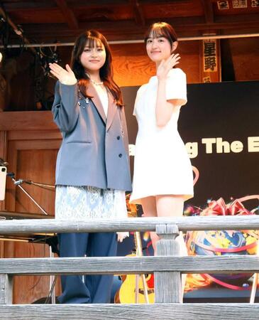 体験型デジタルアートフェス「Ｗｒａｐｐｉｎｇ　Ｔｈｅ　Ｅａｒｔｈ　ｉｎ　根津神社」に出演した（左から）Ｋｕｃｃｉ、仲島有彩