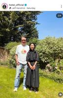 ロンドンで久保純子と再会。布袋寅泰のインスタグラム＠ｈｏｔｅｉ＿ｏｆｆｉｃｉａｌより 
