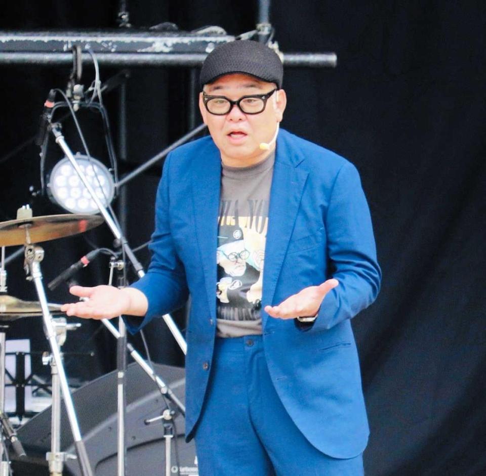 　自身が主催するフェス「おしゃべり大好き。感謝祭しゃべって歌ってみんなでげちゃ呑み～てぃんぐ」に出演した兵動大樹