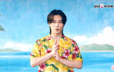 「忍者めし　アイススラリー」の新ＴＶＣＭに出演した松田元太　
