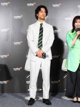 「Ａｍａｚｏｎ　Ａｕｄｉｂｌｅ」プレス発表会に出席した桐谷健太