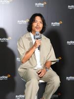 「Ａｍａｚｏｎ　Ａｕｄｉｂｌｅ」プレス発表会に出席した小説家の染井為人氏