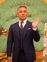 取材会に登場した市川團十郎
