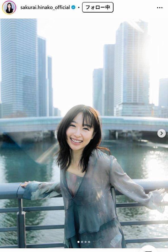 桜井日奈子インスタグラム＠ｓａｋｕｒａｉ．ｈｉｎａｋｏ＿ｏｆｆｉｃｉａｌ