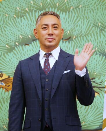 取材会に登場した市川團十郎