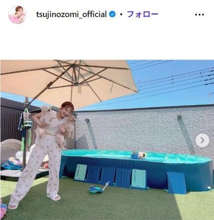 辻希美のインスタグラム＠ｔｓｕｊｉｎｏｚｏｍｉ＿ｏｆｆｉｃｉａｌより（２３年７月の投稿）