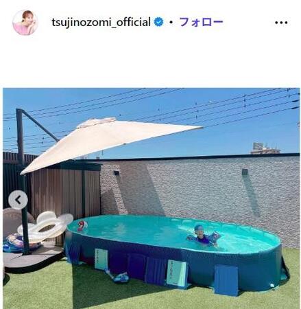 辻希美のインスタグラム＠ｔｓｕｊｉｎｏｚｏｍｉ＿ｏｆｆｉｃｉａｌより（２３年７月の投稿）