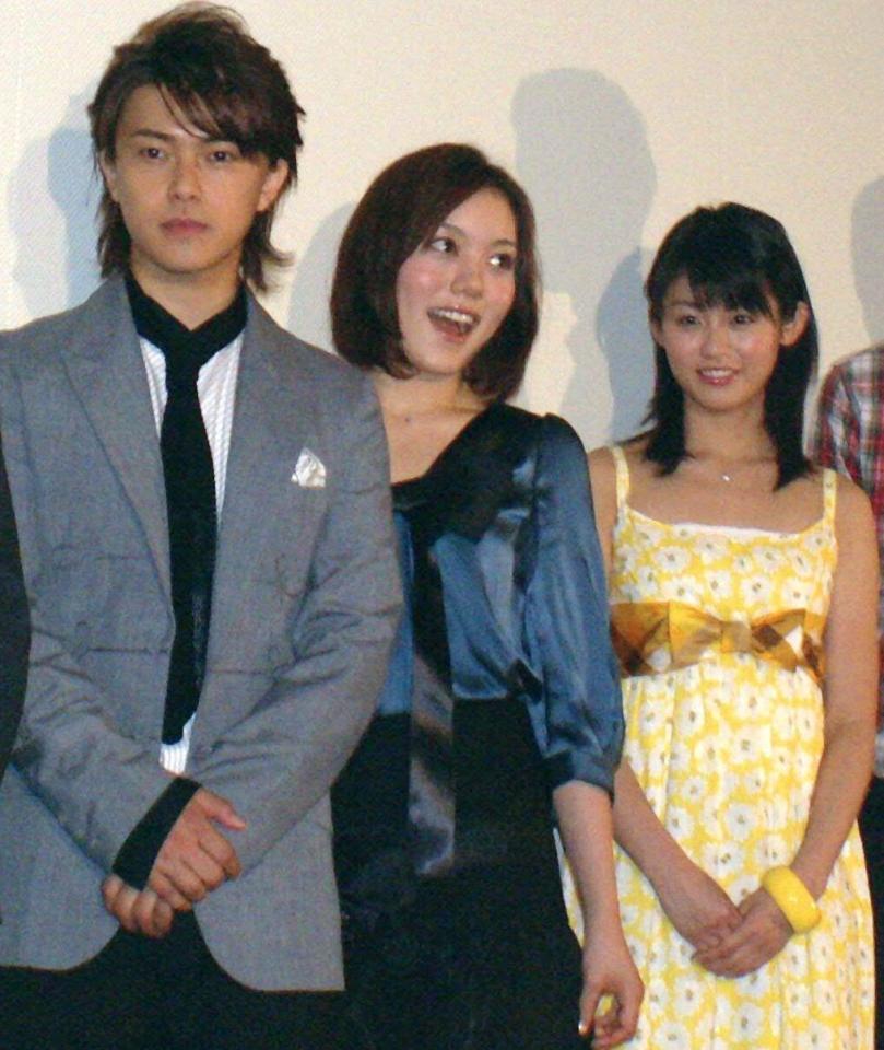２００７年６月、（左から）勝地涼、鈴木杏、本仮屋ユイカ