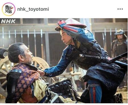 ＮＨＫ「豊臣兄弟！」インスタグラム（ｎｈｋ＿ｔｏｙｏｔｏｍｉ）より