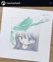 田中かえ氏のインスタグラム（＠ｋａｅｃｈａｎｈａ２５）より
