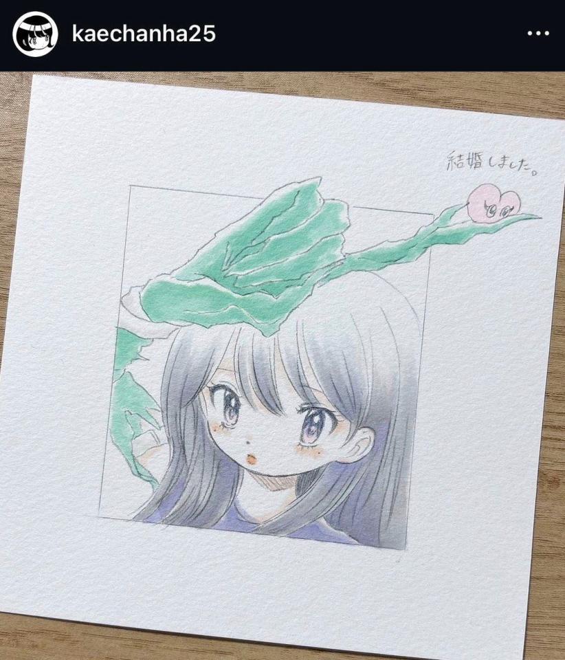 田中かえ氏のインスタグラム（＠ｋａｅｃｈａｎｈａ２５）より