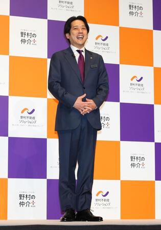 新ＣＭ発表会に登壇した二宮和也（撮影・石井剣太郎）