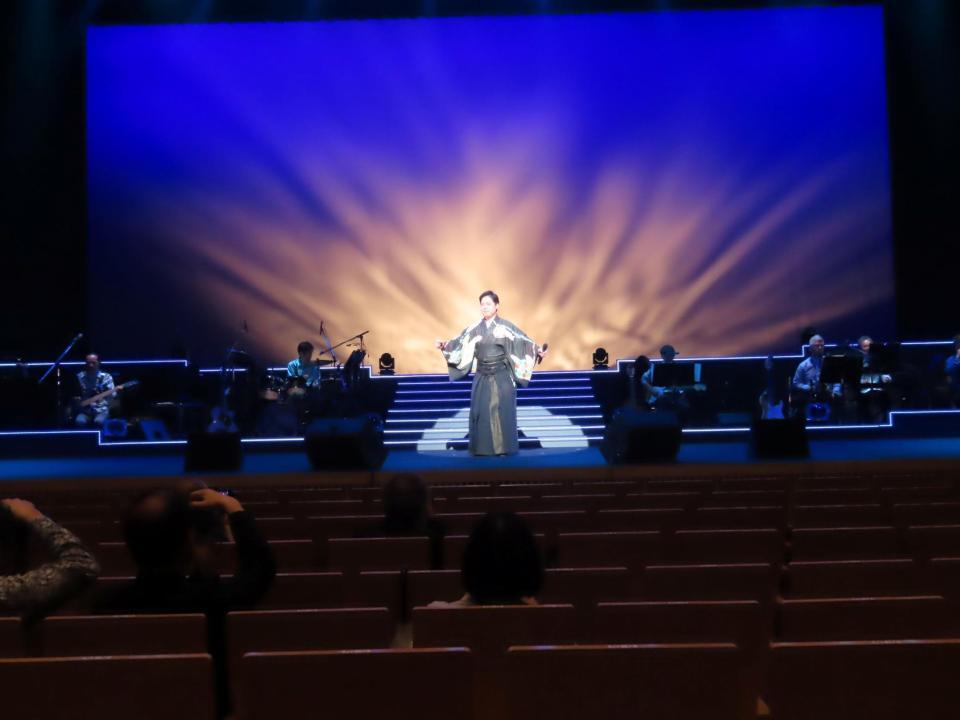 コンサートをを行った三山ひろし