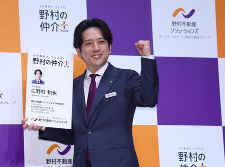 新ＣＭ発表会に登壇した二宮和也（撮影・石井剣太郎）