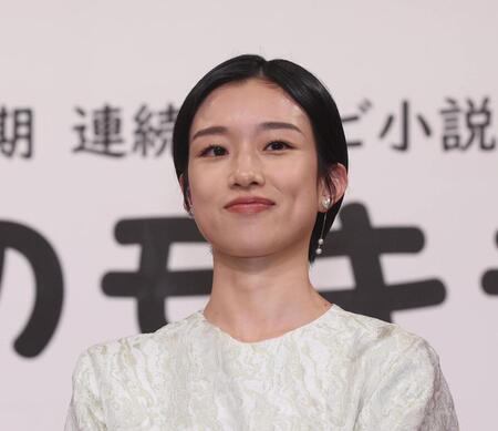２０２８年度前期の連続テレビ小説「ほんのモキチ」の主演を務める河合優実（撮影・佐々木彰尚）