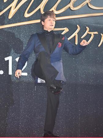 レッドカーペットに登場した香取慎吾（撮影・堀内翔）