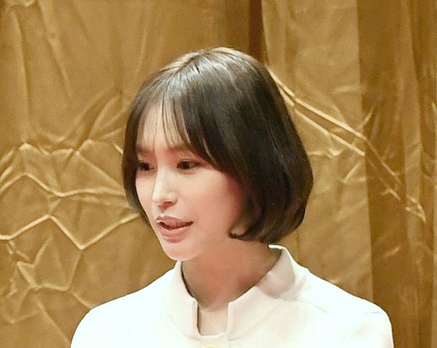 南沙良＝東京大手町の日経ホール（撮影・園田高夫）